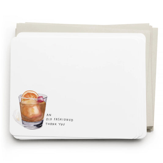 Boxed Notecards - Old Fashioned Flat Notes - 8ct