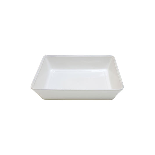 Friso - White - Rectangle Baker 10"