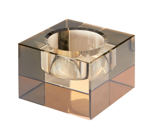 TZD Tealight Smoke Acrylic Small 2.25"