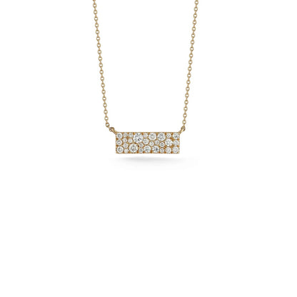 DRD N - Sylvie Rose Large Bar Necklace, .21tcw, 14KYG, 16"