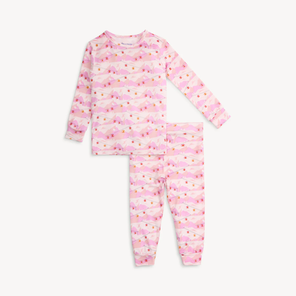 Apres Chic - Pink - Long Sleeve Magnetic Pajamas