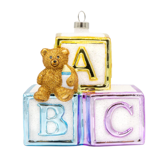 K&A Baby Blocks Ornament