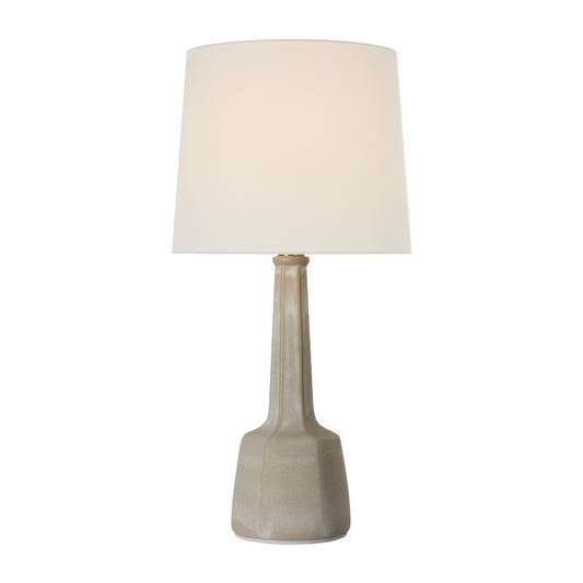VCF Lerio Table Lamp with Linen Shade  - Dusted Stone 31"