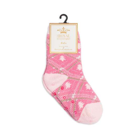 Kid's Layton Plaid Snuggle Socks