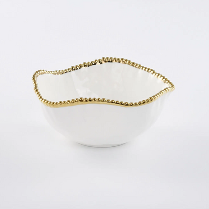 PPB Golden Salerno - Large Round Salad Bowl (1721WG)