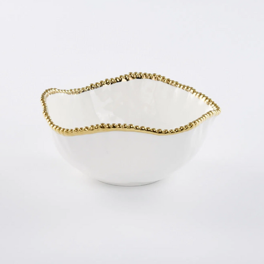 PPB Golden Salerno - Large Round Salad Bowl (1721WG)