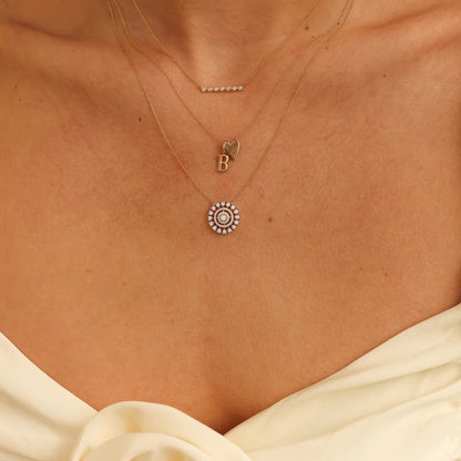 14kt Yellow Gold Initial Charm