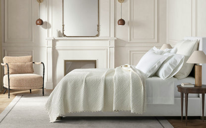 Margaret - Quilted Sham - Abalone - Euro