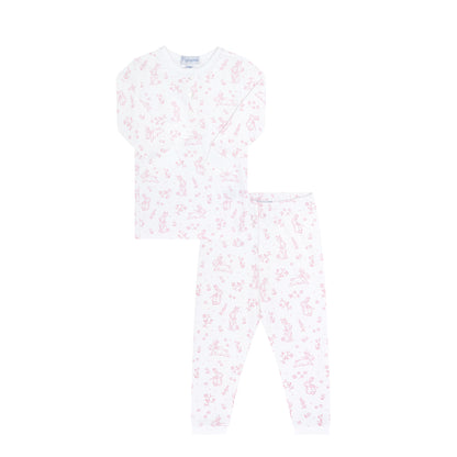 Bunny Toile - Two Piece Pajamas