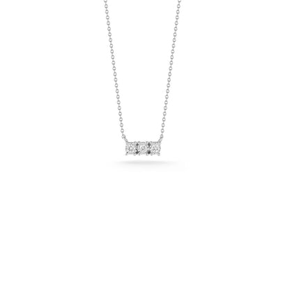 DRD Ava Bea Bar Necklace - WG