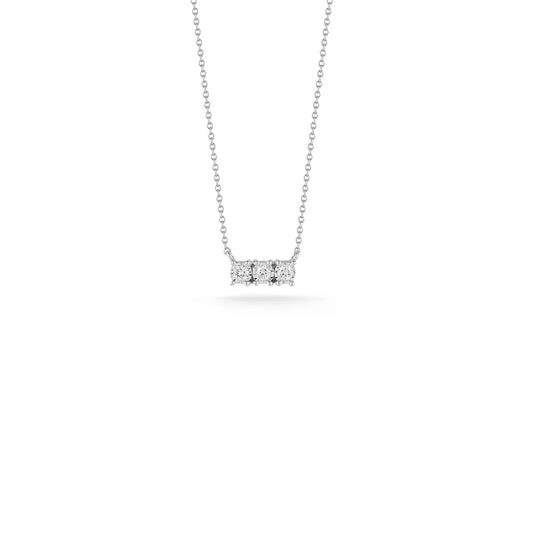 DRD Ava Bea Bar Necklace - WG