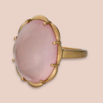 EFJ R - Margot in Rose Quartz, 18ktYG, 18.51ct - 7