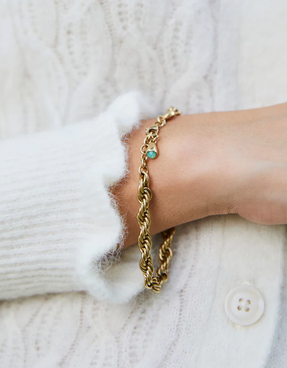 SPT B Chunky May River Bracelet - Gold