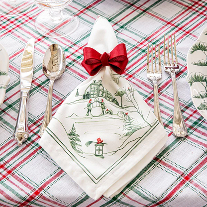JLK Country Estate - Winter Frolic - Evergreen - Napkin 22"