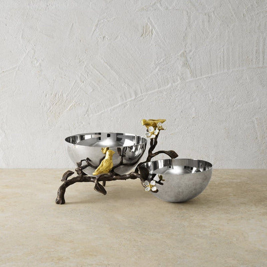 MAR Lovebirds Double Dish