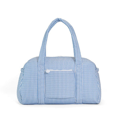 Quilted Grande Duffel - Pimlico Stripe - Chambray