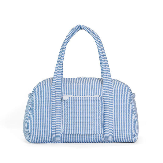 Quilted Grande Duffel - Pimlico Stripe - Chambray