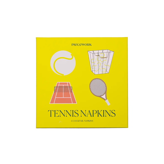 PCK Tennis Cocktail Napkins - Set of 4