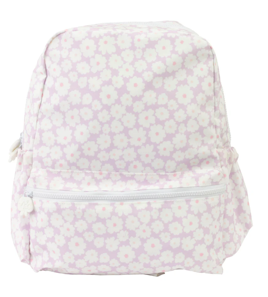 The Large Backpack - Lavender Daisies