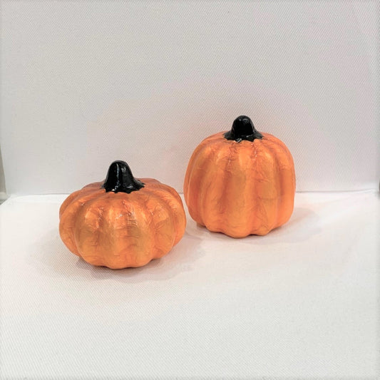 Capiz Shell Pumpkin 2.5" - Burnt Orange