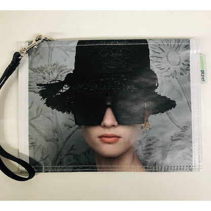 CPT Lauren Wristlet - Christian Dior Black Straw Hat