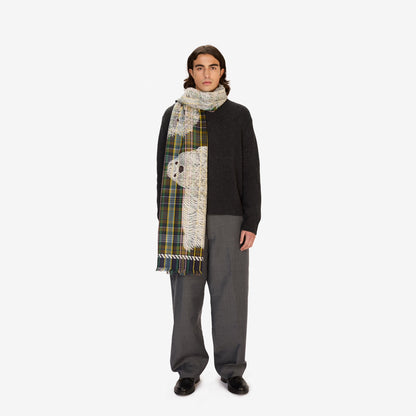 Scarf Etole 70 - 3D Freddy - Khaki