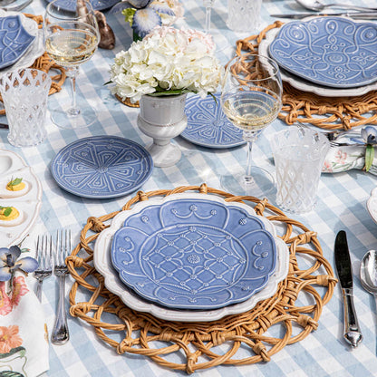 Jardins du Monde - Chambray - Salad Plate - Assorted Set of 4