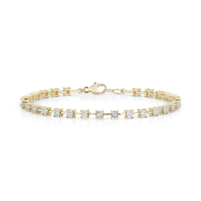 DRD B - Ava Bea Interval Tennis Bracelet, .39tcw, 14KYG