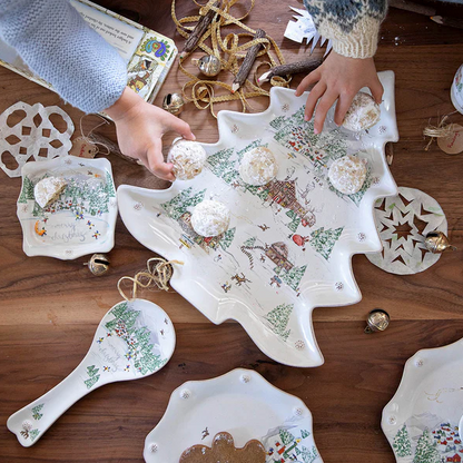 Berry & Thread - North Pole - Tree Platter 15"