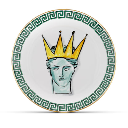 Il Viaggio Di Nettuno - White - Dinner Plate 10.5"