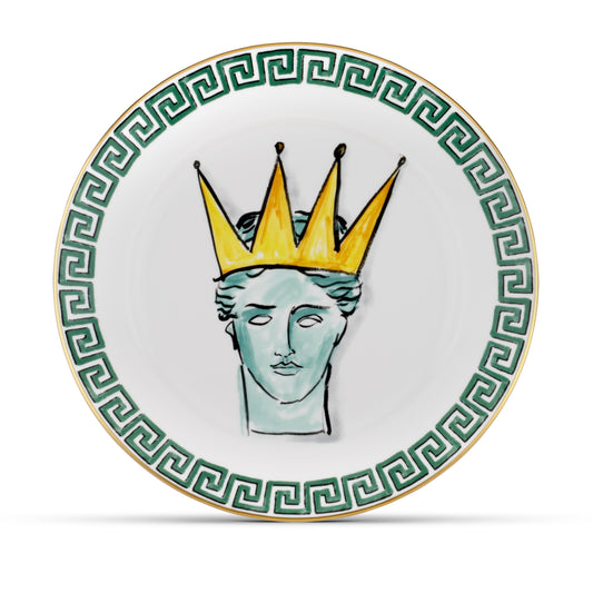 Il Viaggio Di Nettuno - White - Dinner Plate 10.5"