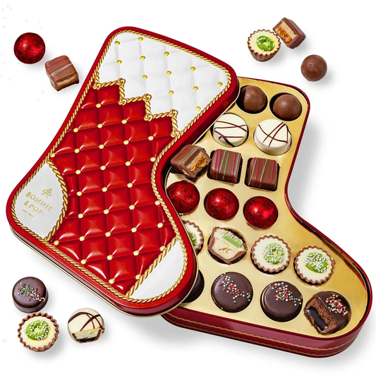 BNP Christmas Chocolate Bon Bons Tin