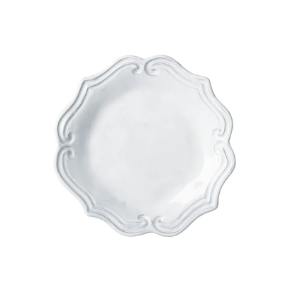 Incanto - White - Baroque Salad Plate 8.75"