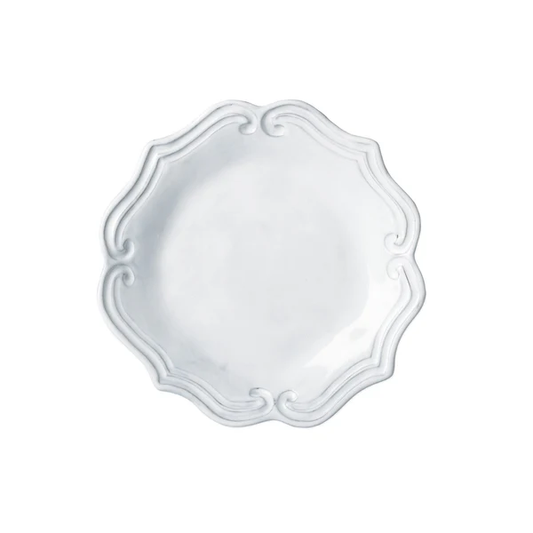 Incanto - White - Baroque Salad Plate 8.75"