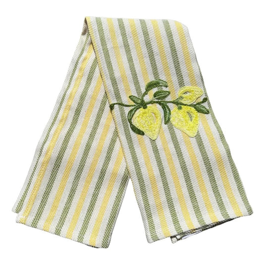 Kitchen Towel - Pomelo - Embroidered Lemons