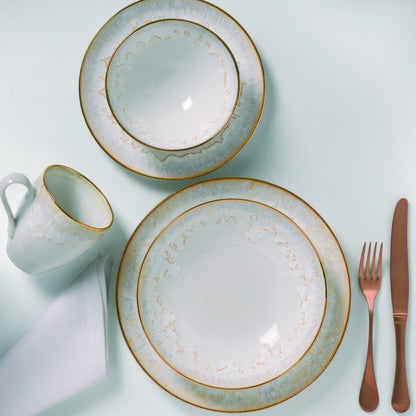 Taormina - White & Gold - Salad Plate 9"