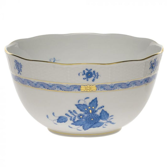 Chinese Bouquet - Blue - Round Bowl 7.5"