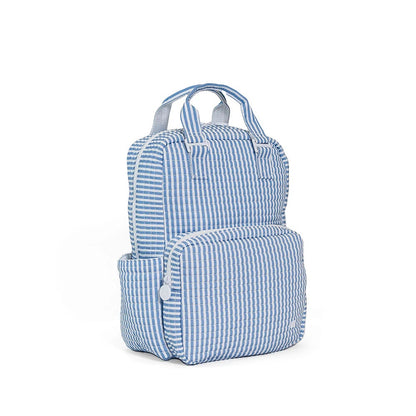 Quilted All-You-Need Bundle - 3 Pc Set - Pimlico Stripe - Chambray