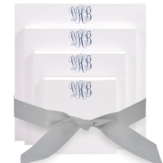 Personalized - Delavan Monogram 4 Tablet Set