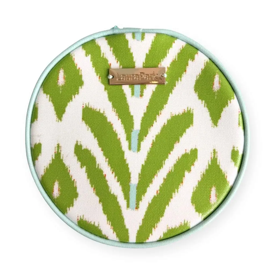 LPK Petite Frond - Round Jewelry Case - Green