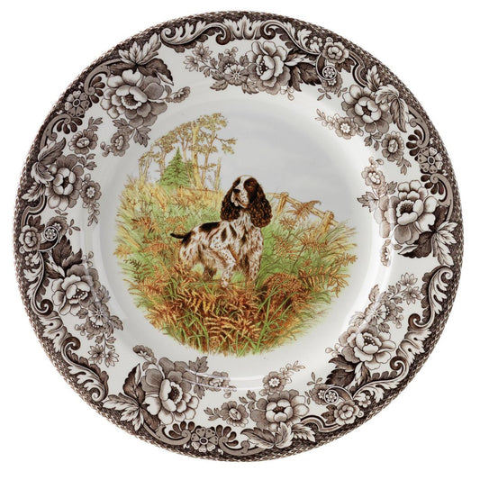 SPD Woodland - Dinner Plate 10.5" - Springer Spaniel