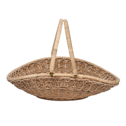 Provence Rattan - Whitewash - Gathering Basket 20"