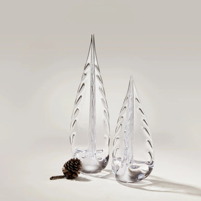 Simon Pearce Glass Evergreen Tree - Ice Laden Collection