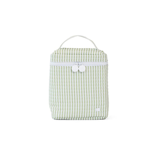 Quilted Go Go Lunch Insulated Bag - Pimlico Stripe - Sage