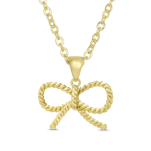 LYN Bow Twist Necklace