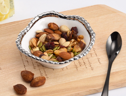 PPB Silver Salerno - Round Snack Bowl (1137W)