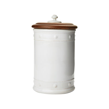 JLK Berry & Thread - Whitewash - Medium Canister 11.5"