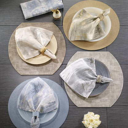 BDL Avignon Linen Napkin - Gold 22"