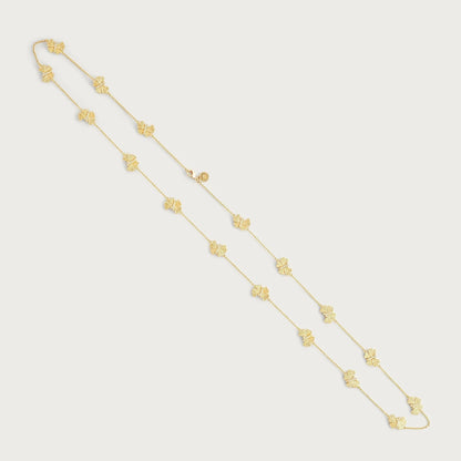 Butterfly - Long Station Necklace 33"