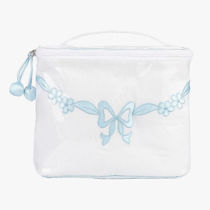 Floral Bow Train Case